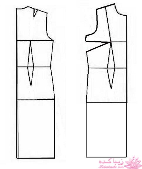 آموزش دوخت لباس مجلسی